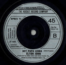 Elton John : Blue Eyes (7", Single, Sil)