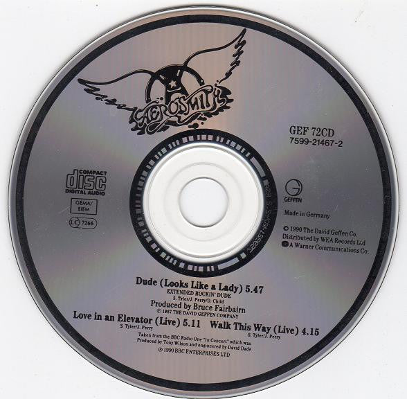 Aerosmith : Dude (Looks Like A Lady) (CD, Single)