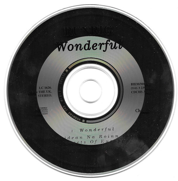 Runrig : Wonderful (CD, Single)