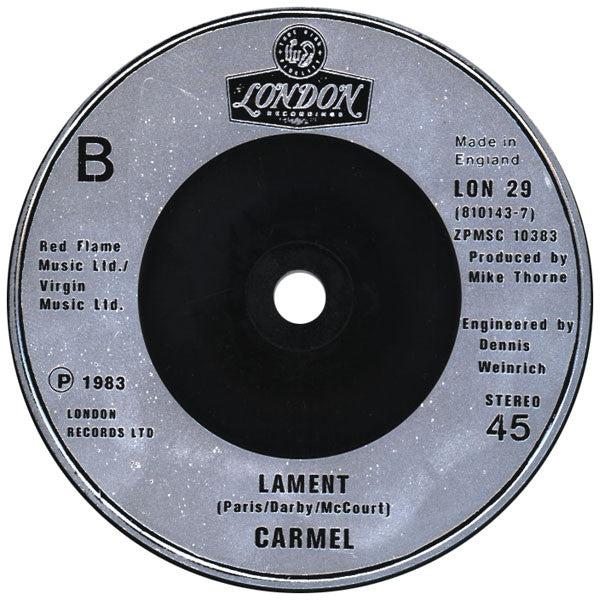 Carmel (2) : Bad Day (7", Single, Inj)