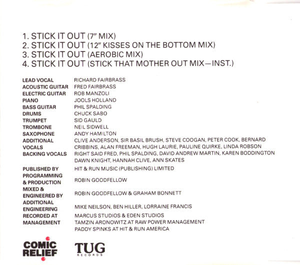 Right Said Fred And Various : Stick It Out (Cass, Single)