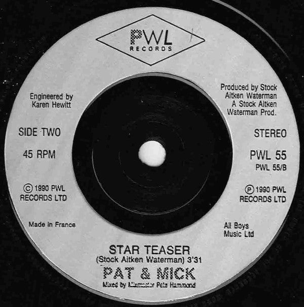 Pat & Mick : Use It Up And Wear It Out (7", Single, Sil)