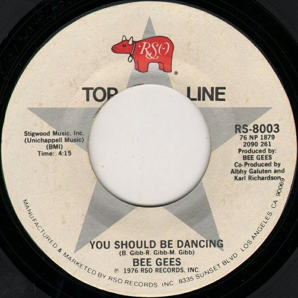 Bee Gees : You Should Be Dancing / Love So Right (7", Single)