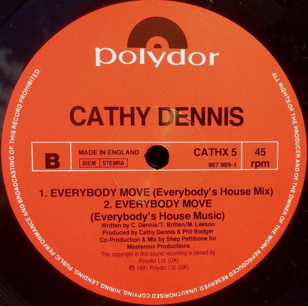 Cathy Dennis : Everybody Move (12", Single)
