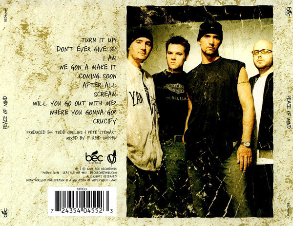 Peace Of Mind (7) : Peace Of Mind (CD, Album)
