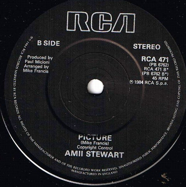 Amii Stewart : Friends (7", Single)