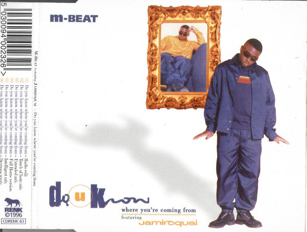 M-Beat Featuring Jamiroquai : Do U Know Where You're Coming From (CD, Single)