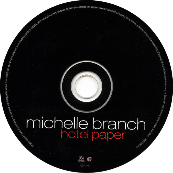 Michelle Branch : Hotel Paper (CD, Album, Copy Prot.)