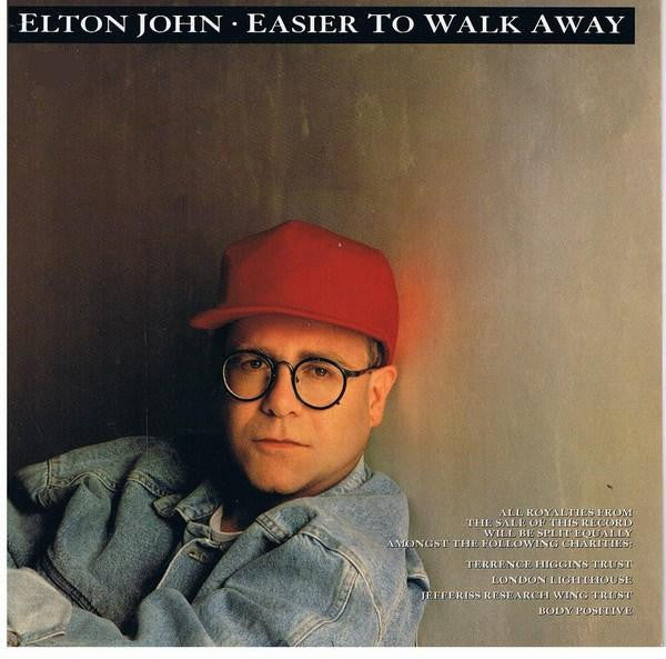 Elton John : Easier To Walk Away (7", Single)