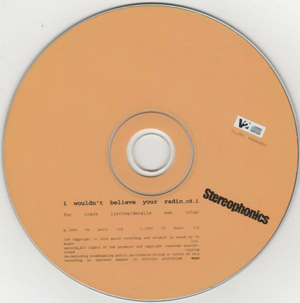 Stereophonics : I Wouldn't Believe Your Radio (CD, Single, CD1)