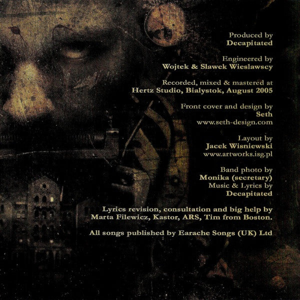 Decapitated : Organic Hallucinosis (Hybrid, DualDisc, Album, Ltd)