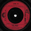 Level 42 : Love Games (7", Single)