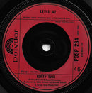 Level 42 : Love Games (7", Single)