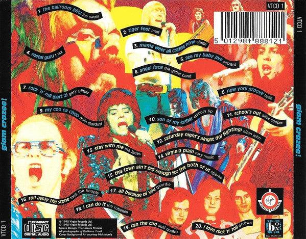 Various : Glam Crazee! (20 Original Glam Rock Hits) (CD, Comp)