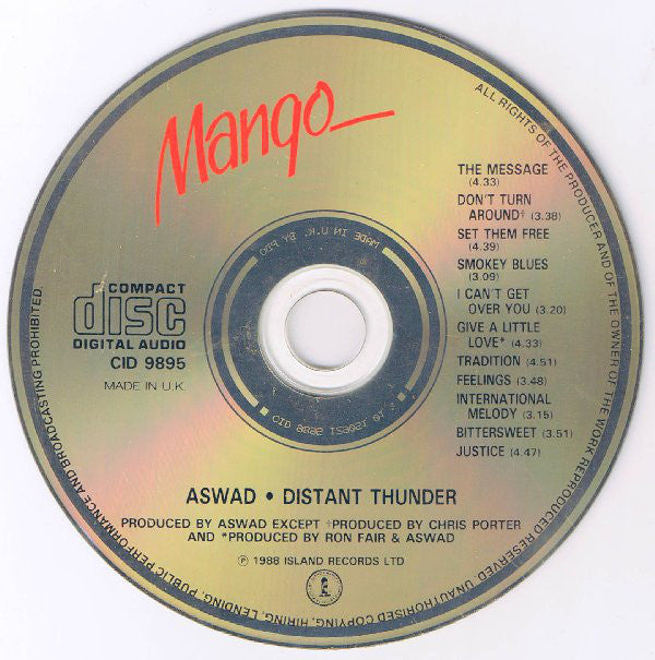 Aswad : Distant Thunder (CD, Album)