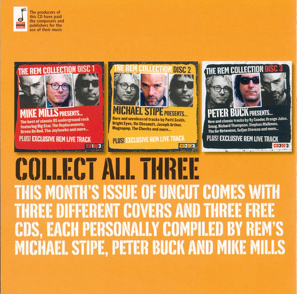 Various : The REM Collection Disc 2 Michael Stipe Presents... Rare And Unreleased Tracks (CD, Comp)
