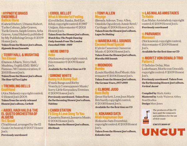 Various : Music Is Your Radar (Rare & Unreleased Tracks From Damon Albarn's Record Label) (CD, Comp, Jew)