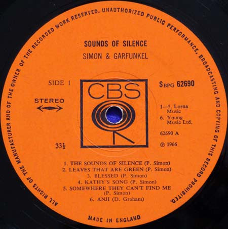 Simon & Garfunkel : Sounds Of Silence (LP, Album)
