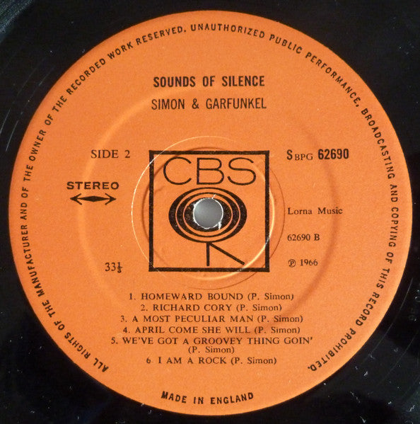 Simon & Garfunkel : Sounds Of Silence (LP, Album)