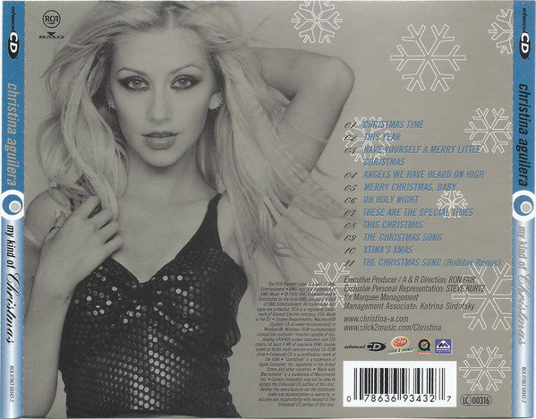 Christina Aguilera : My Kind Of Christmas (CD, Album, Enh)