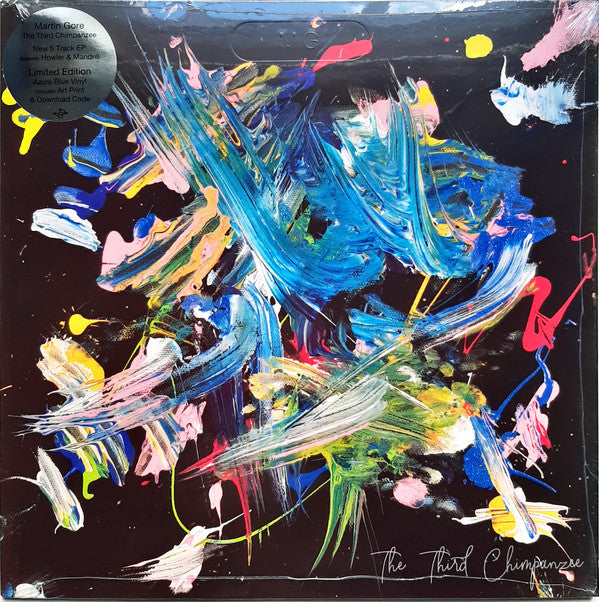 Martin Gore* : The Third Chimpanzee EP (12", EP, Ltd, Blu)