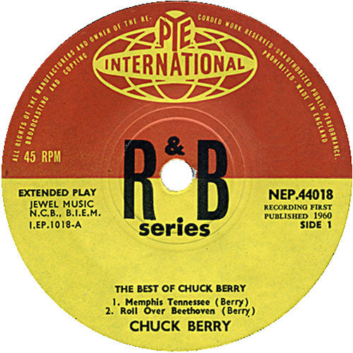 Chuck Berry : The Best Of Chuck Berry (7", EP, Mono)