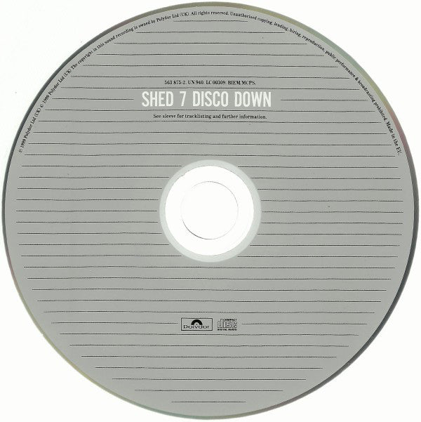 Shed Seven : Disco Down (CD, Single, CD1)