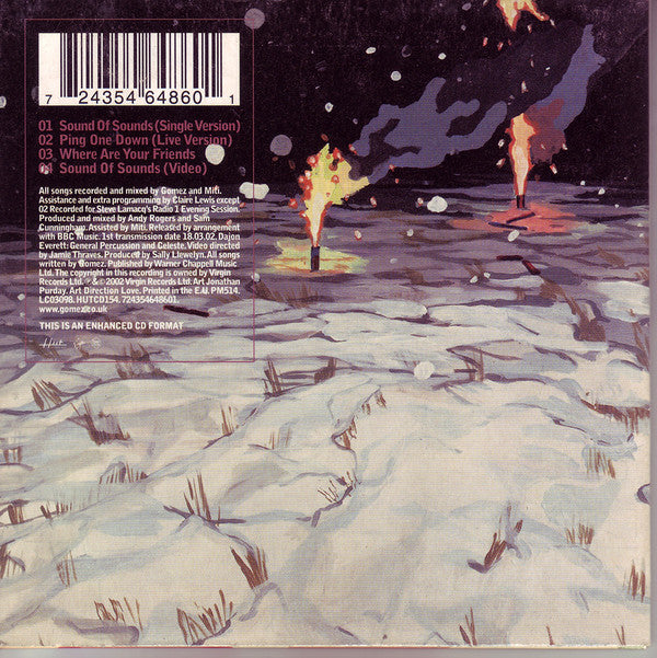 Gomez : Sound Of Sounds / Ping One Down (CD, Single, Enh)