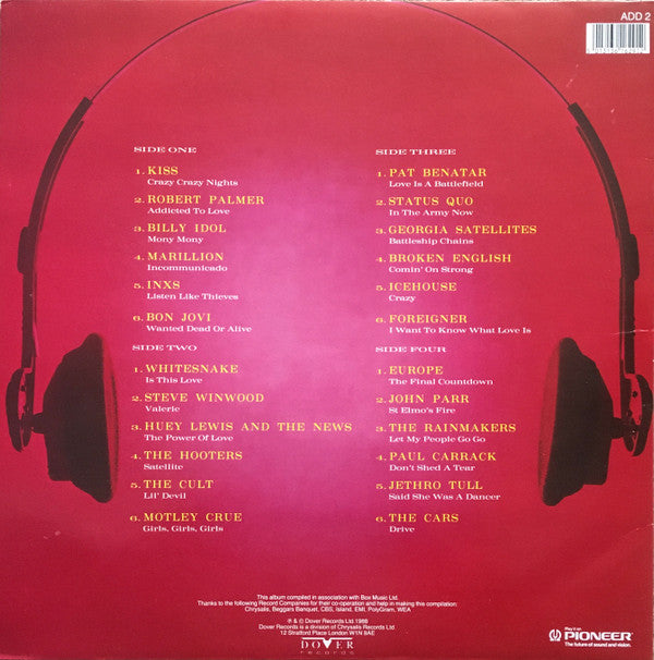 Various : The Chart Show - Rock The Nation (2xLP, Comp)
