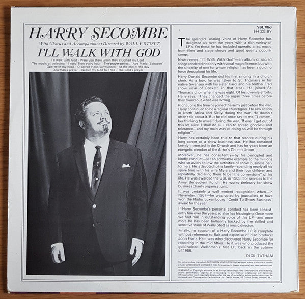 Harry Secombe : I'll Walk With God (LP, Album)