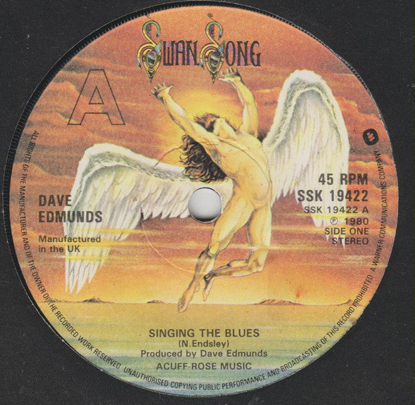 Dave Edmunds : Singing The Blues (7", Single)