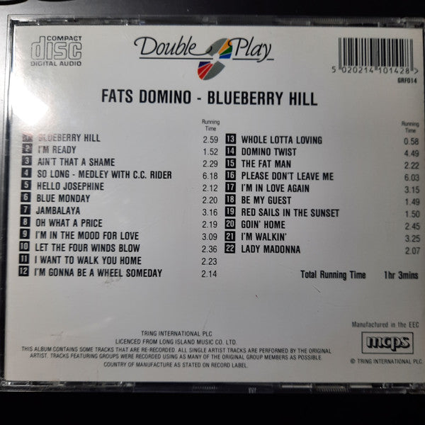 Fats Domino : Blueberry Hill (CD, Comp)