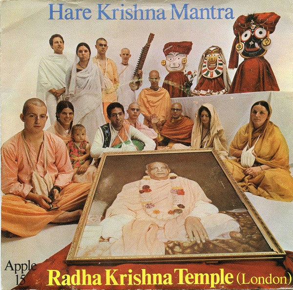 The Radha Krsna Temple : Hare Krishna Mantra (7", Single, Sol)
