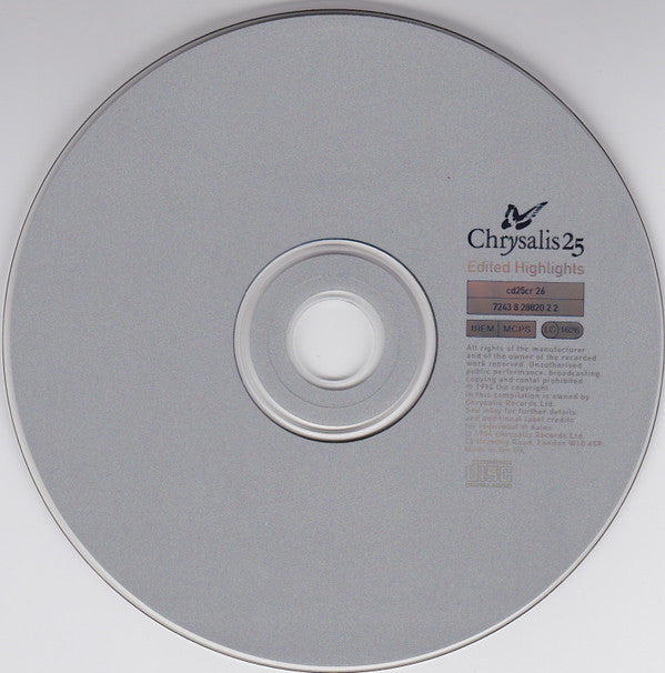 Various : Chrysalis 25 (Edited Highlights) (CD, Comp)