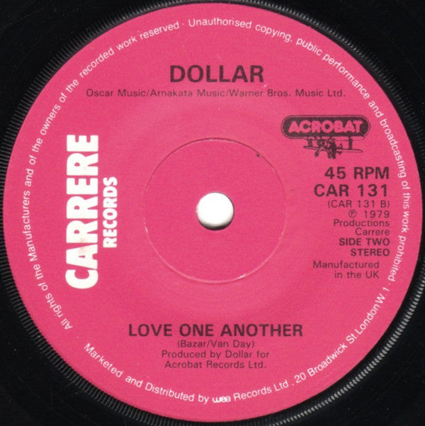 Dollar : I Wanna Hold Your Hand (7", Single)