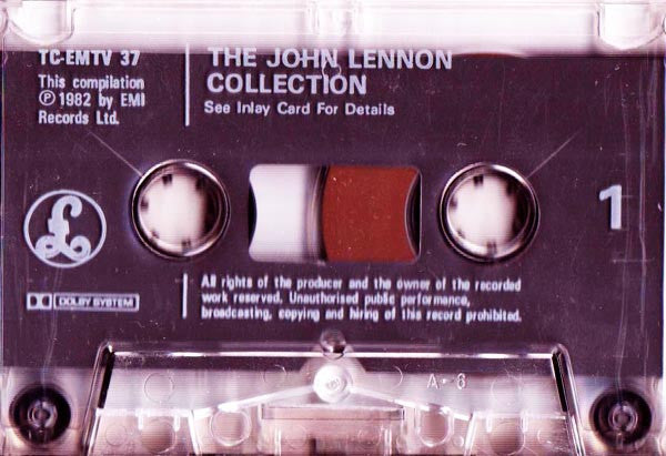 John Lennon : The John Lennon Collection (Cass, Comp, RE)