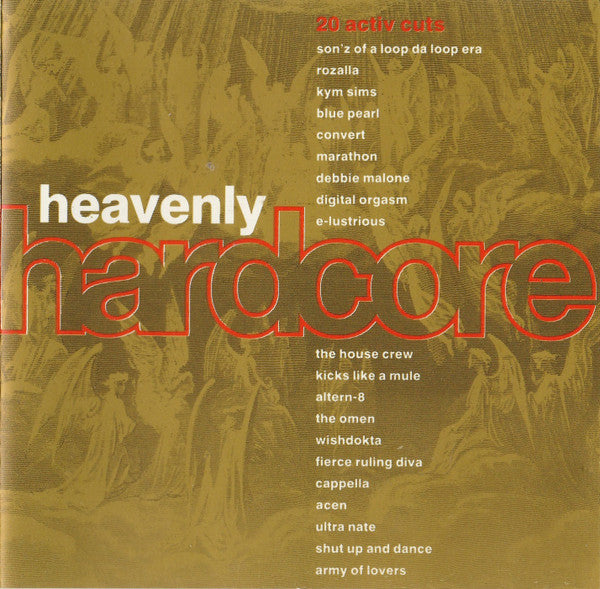 Various : Heavenly Hardcore (CD, Comp, Mixed)