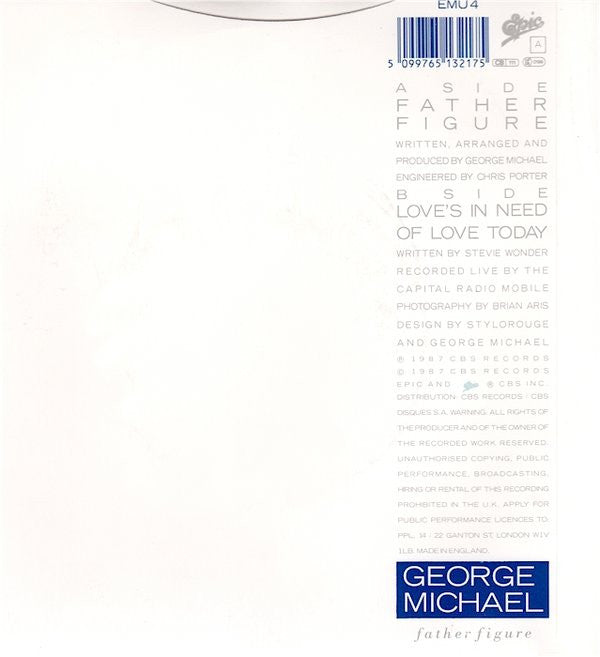 George Michael : Father Figure (7", Single)