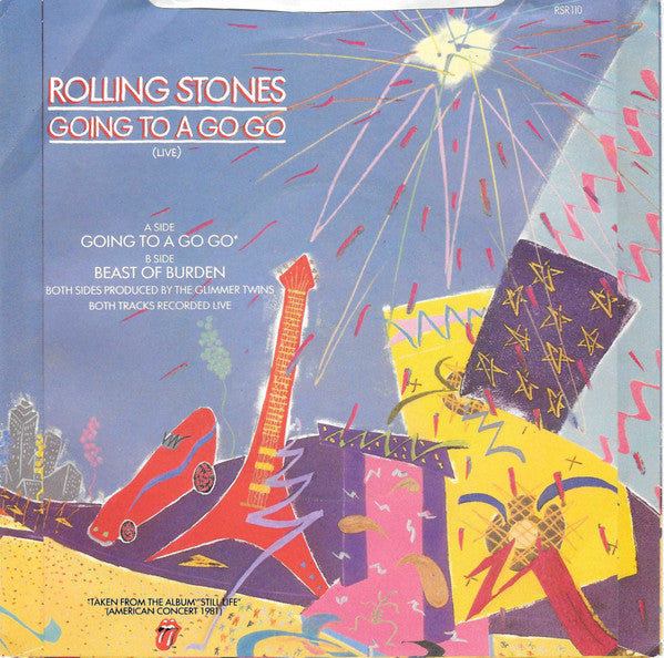 Rolling Stones* : Going To A Go Go (Live) (7", Single)