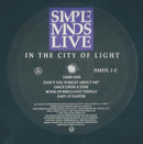 Simple Minds : Live In The City Of Light (2xLP, Album)