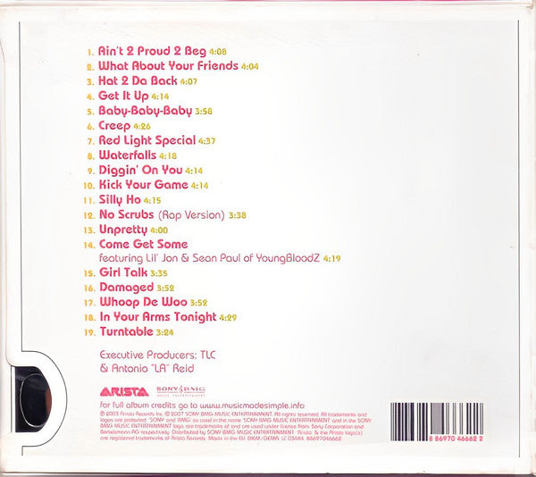 TLC : Now & Forever (The Hits) (CD, Comp, RE, Dis)