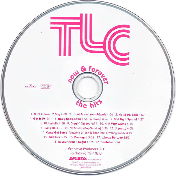 TLC : Now & Forever (The Hits) (CD, Comp, RE, Dis)