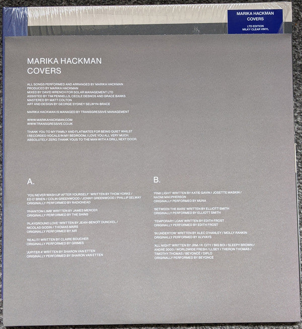 Marika Hackman : Covers (LP, Album, Ltd, Mil)