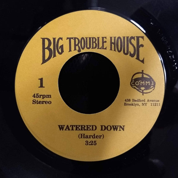 Big Trouble House : Watered Down (7", Single)