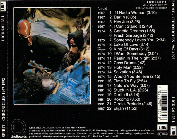 Spirit (8) : Chronicles 1967-1992 (CD, Comp, RE)