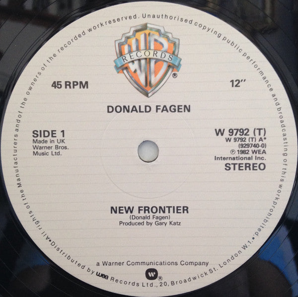 Donald Fagen : New Frontier (12")