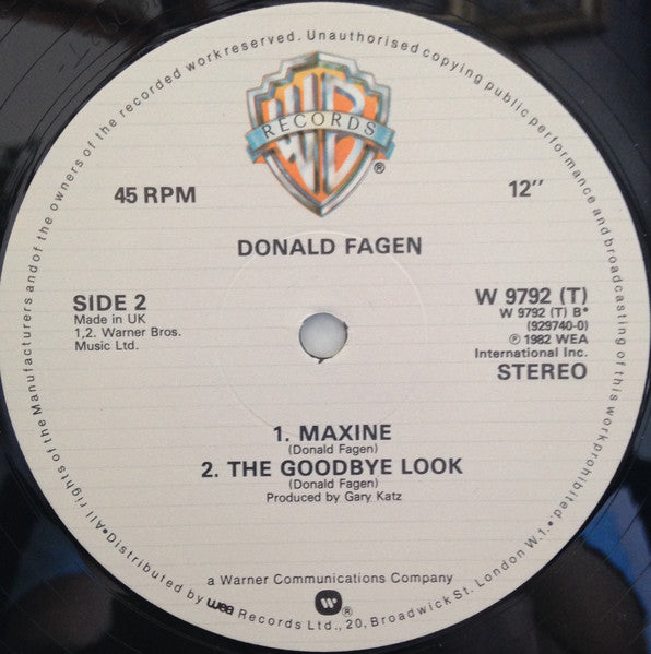 Donald Fagen : New Frontier (12")