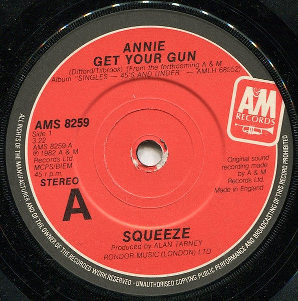 Squeeze (2) : Annie Get Your Gun (7", Single)