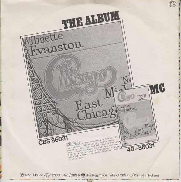 Chicago (2) : Baby, What A Big Surprise  (7", Single)