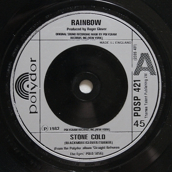 Rainbow : Stone Cold (7", Single)